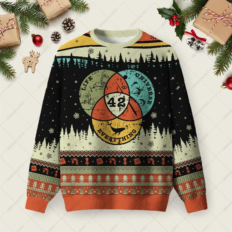Level Up with Geeky Ugly Christmas Sweaters | GeeksOutfit